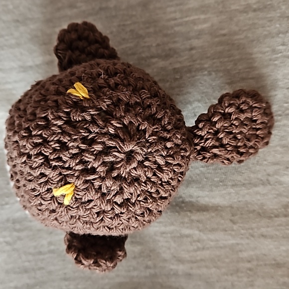 Cute Crochet Bald Eagle 100% Cotton - Picture 3 of 4